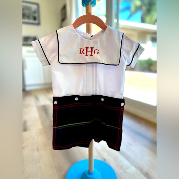 The Beaufort Bonnet Beauregard Button-Ins White with Horse Trail